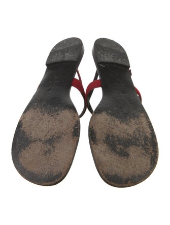 Giuseppe Zanotti Suede Crystal Embellishments Slingback Sandals