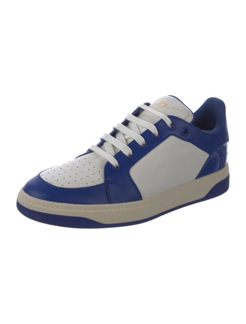 Giuseppe Zanotti Leather Colorblock Pattern Sneakers