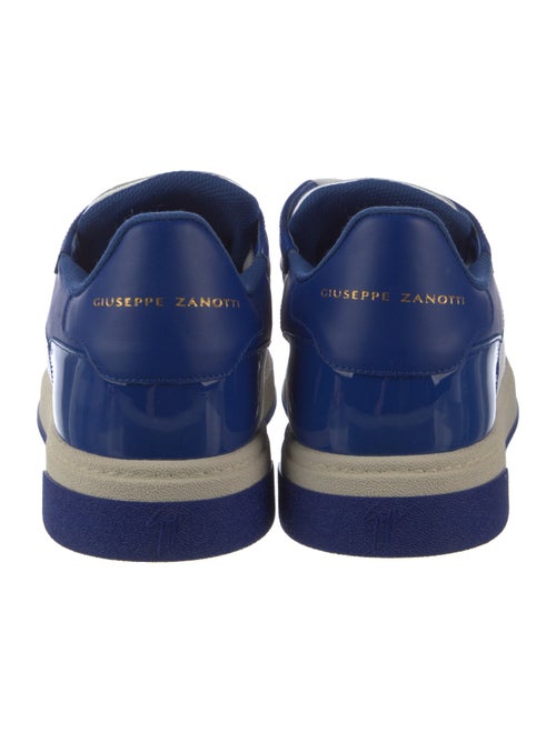 Giuseppe Zanotti Leather Colorblock Pattern Sneakers