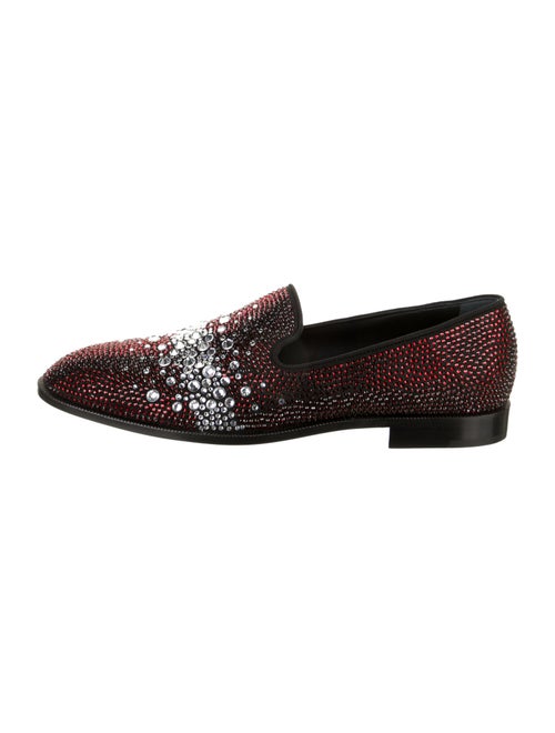 Giuseppe Zanotti Crystal Printed Loafers