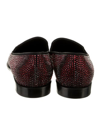 Giuseppe Zanotti Crystal Printed Loafers