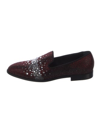 Giuseppe Zanotti Sequins Polka Dot Print Loafers
