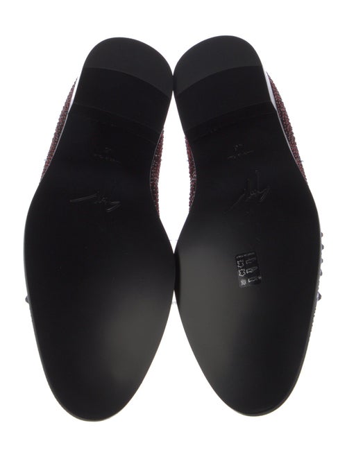 Giuseppe Zanotti Sequins Polka Dot Print Loafers