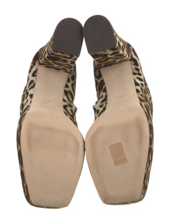 Giuseppe Zanotti Ponyhair Animal Print Boots
