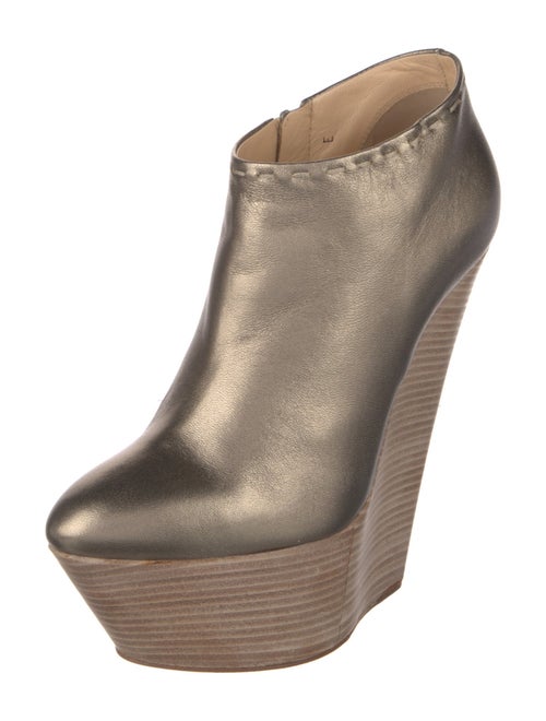 Giuseppe Zanotti Leather Colorblock Pattern Mules