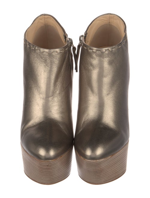 Giuseppe Zanotti Leather Colorblock Pattern Mules