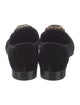Giuseppe Zanotti Velvet Crystal Embellishments Loafers