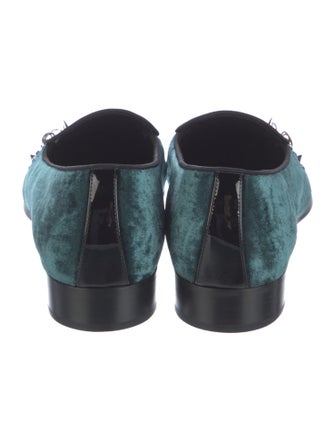 Giuseppe Zanotti Velvet Loafers