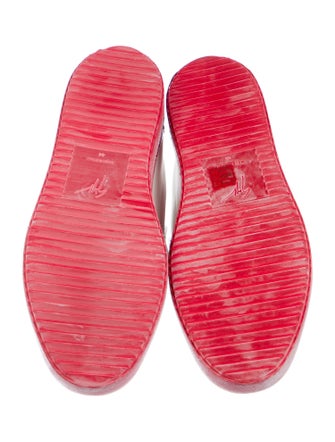 Giuseppe Zanotti Leather Colorblock Pattern Sneakers