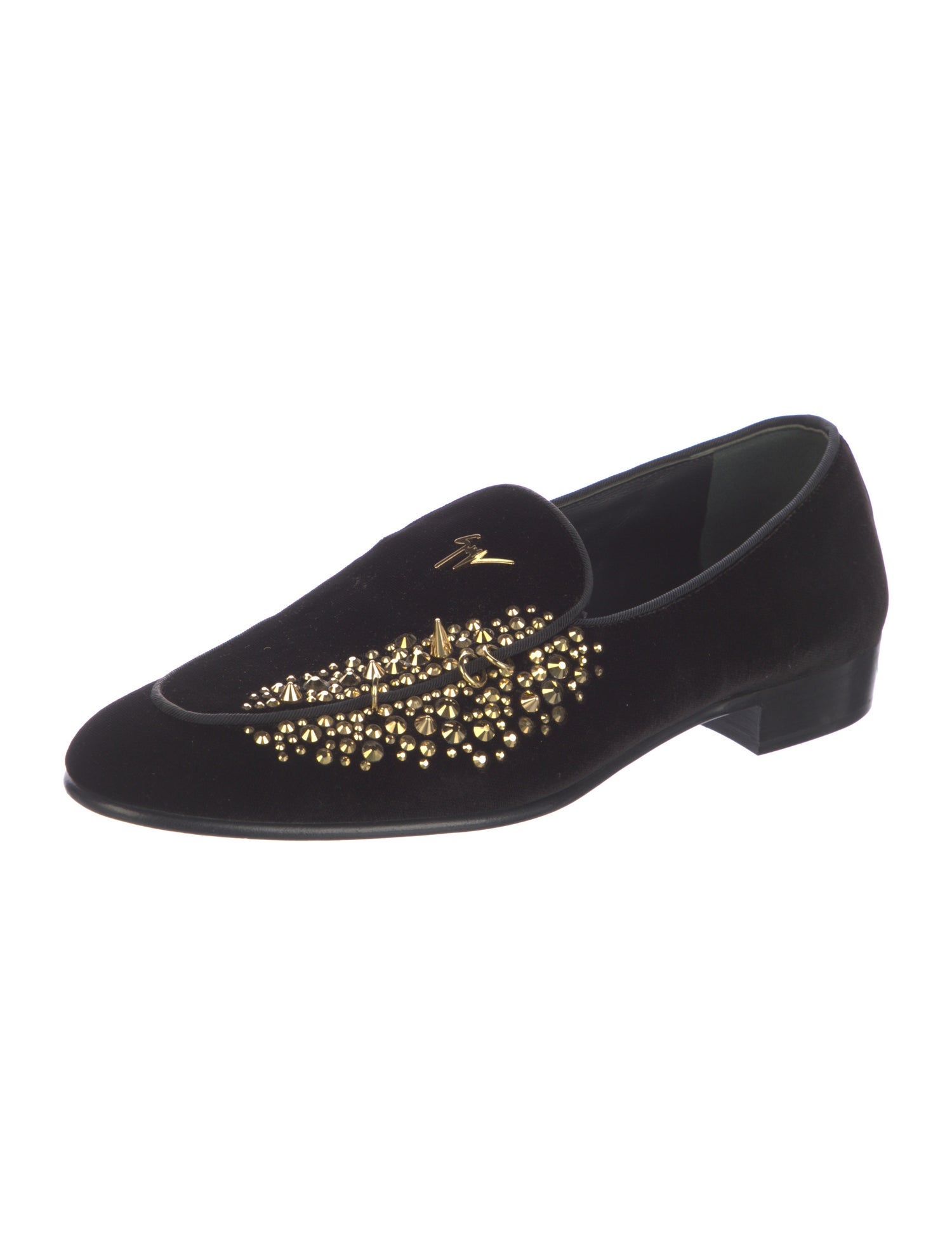 Giuseppe Zanotti Velvet Loafers