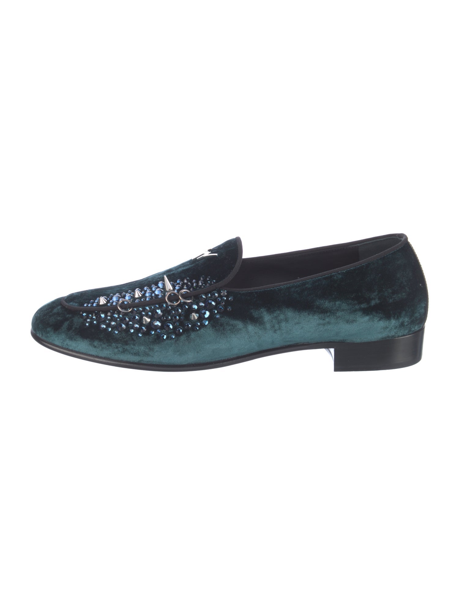 Giuseppe Zanotti Velvet Loafers