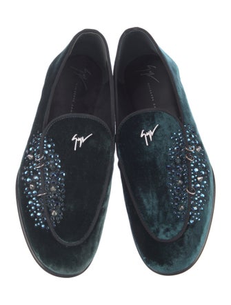 Giuseppe Zanotti Velvet Loafers
