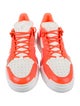 Giuseppe Zanotti Leather Colorblock Pattern Athletic Sneakers