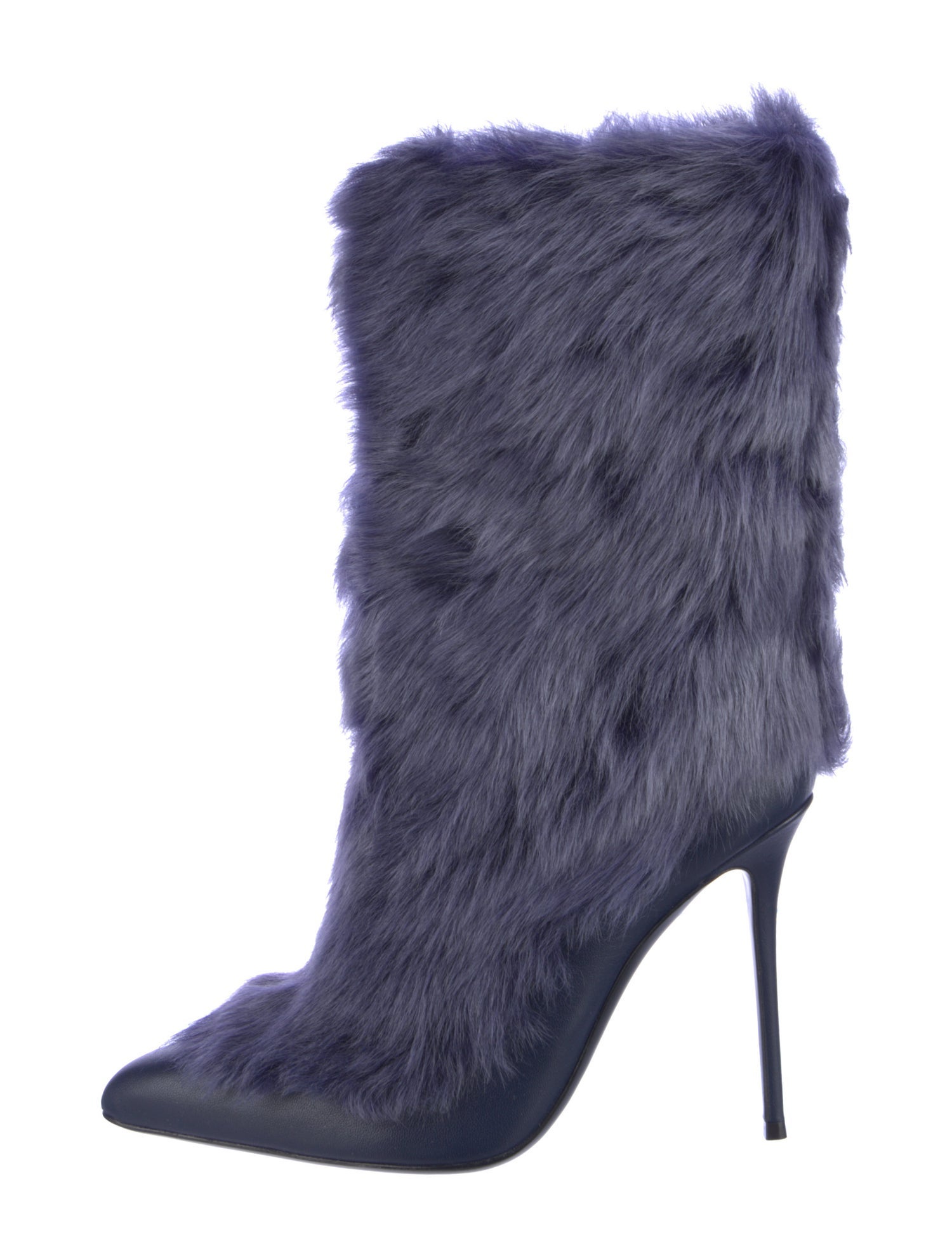 Giuseppe Zanotti Fur Boots w/ Tags