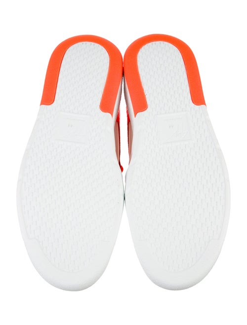 Giuseppe Zanotti Leather Colorblock Pattern Sneakers