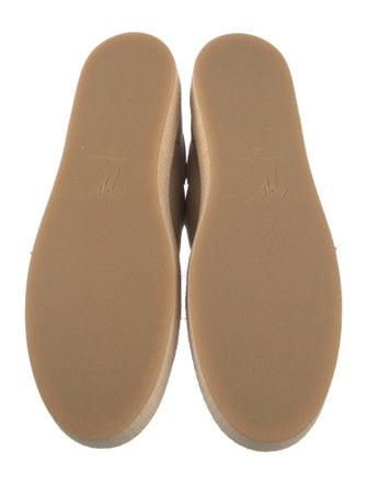 Giuseppe Zanotti Canvas Leather Trim Embellishment Sneakers