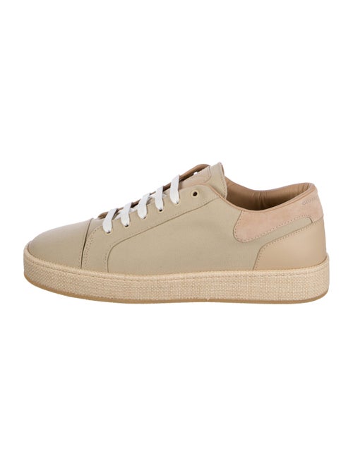 Giuseppe Zanotti Canvas Leather Trim Embellishment Sneakers