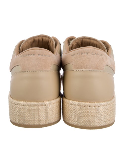 Giuseppe Zanotti Canvas Leather Trim Embellishment Sneakers