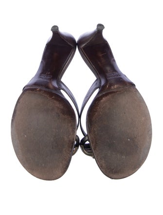 Giuseppe Zanotti Leather Slides