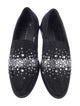 Giuseppe Zanotti Mesh Crystal Embellishments Loafers