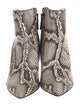 Giuseppe Zanotti Leather Animal Print Boots