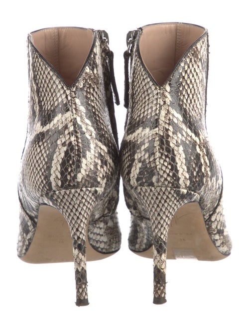 Giuseppe Zanotti Leather Animal Print Boots