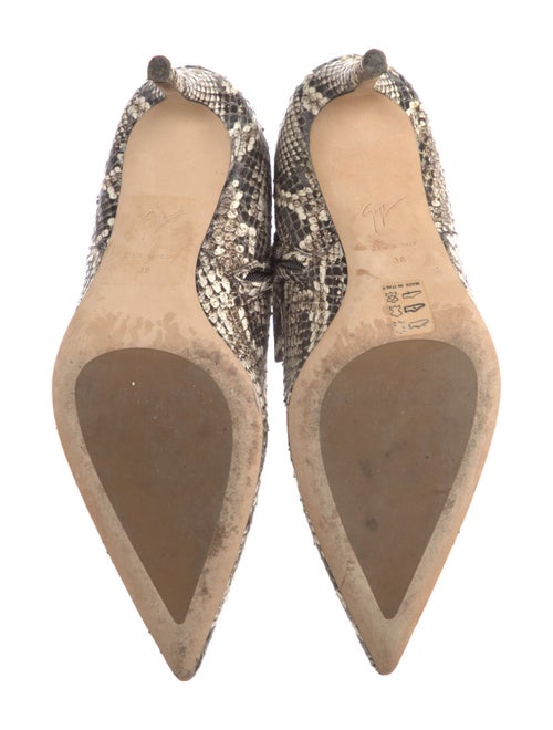 Giuseppe Zanotti Leather Animal Print Boots