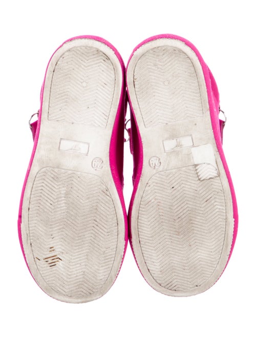 Giuseppe Zanotti Girls' Velvet High Top Sneaker