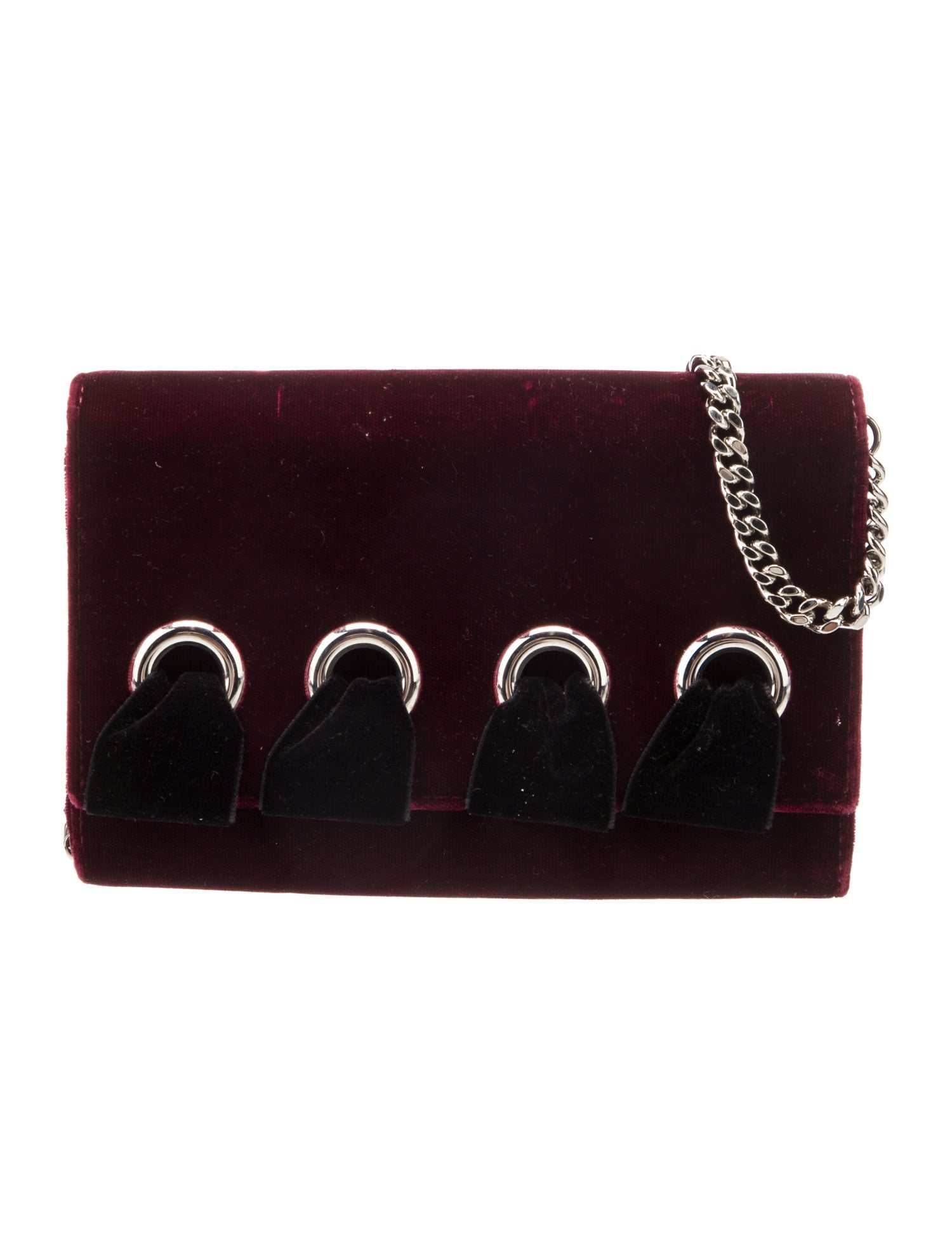Giuseppe Zanotti Velvet Shoulder Bag