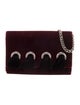 Giuseppe Zanotti Velvet Shoulder Bag