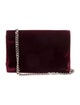 Giuseppe Zanotti Velvet Shoulder Bag