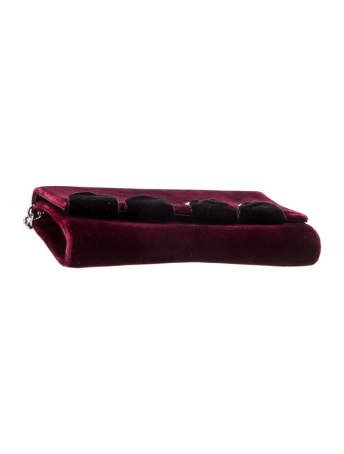 Giuseppe Zanotti Velvet Shoulder Bag