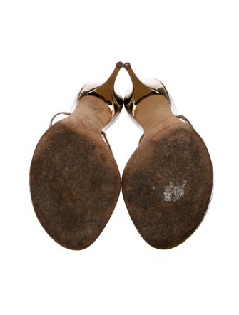 Giuseppe Zanotti Leather Crystal Embellishments Slides