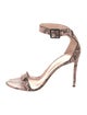 Giuseppe Zanotti Snakeskin Animal Print Sandals