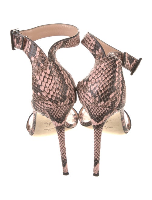 Giuseppe Zanotti Snakeskin Animal Print Sandals