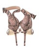 Giuseppe Zanotti Snakeskin Animal Print Sandals