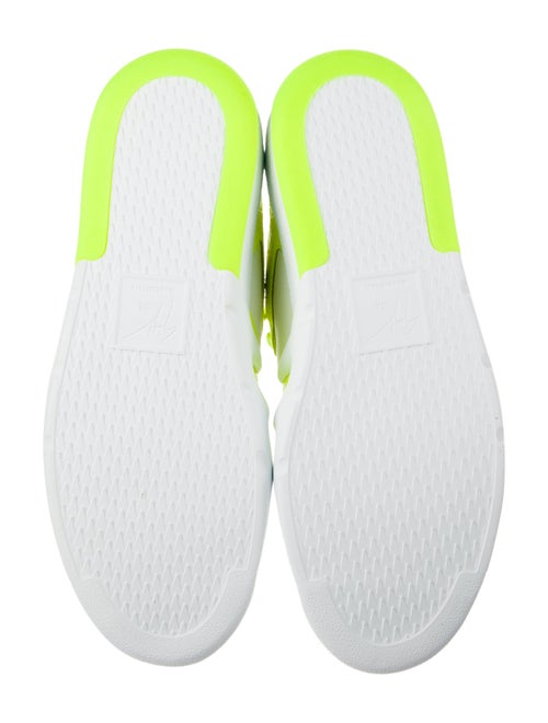 Giuseppe Zanotti Leather Colorblock Pattern Sneakers