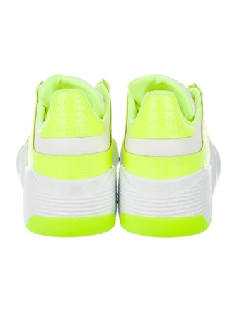 Giuseppe Zanotti Embossed Leather Colorblock Pattern Sneakers