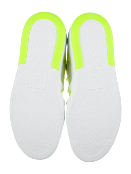 Giuseppe Zanotti Embossed Leather Colorblock Pattern Sneakers