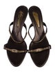 Giuseppe Zanotti Leather Crystal Embellishments Slides