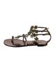 Giuseppe Zanotti Metal Gladiator Sandals