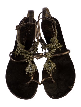 Giuseppe Zanotti Metal Gladiator Sandals