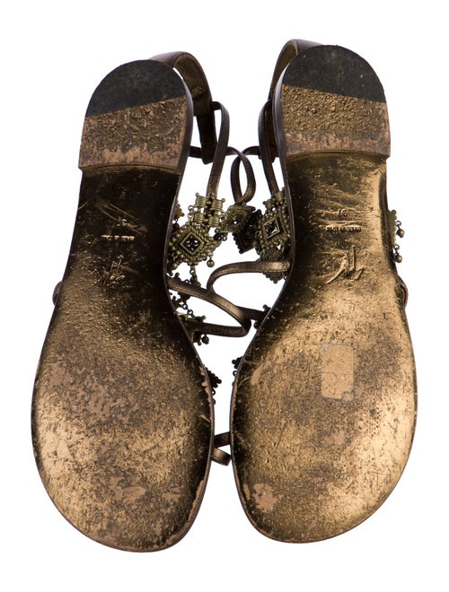 Giuseppe Zanotti Metal Gladiator Sandals