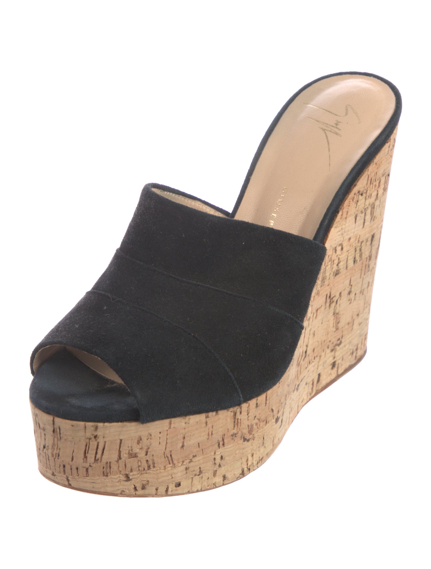 Giuseppe Zanotti Suede Slides