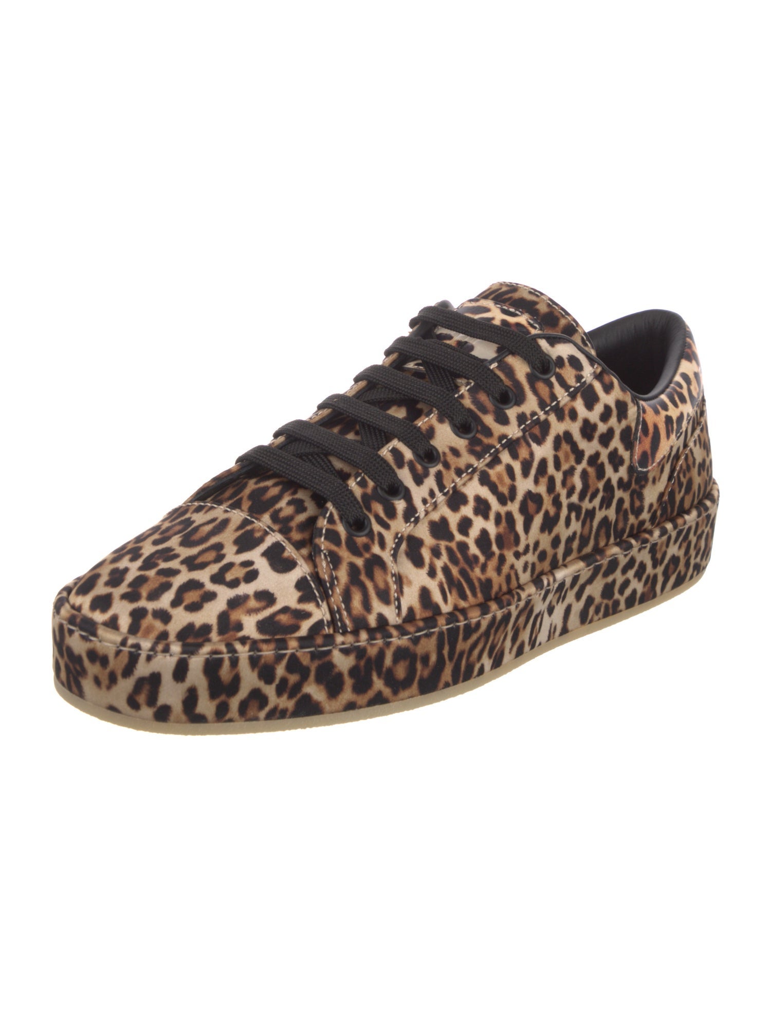 Giuseppe Zanotti Satin Animal Print Sneakers