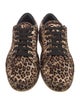 Giuseppe Zanotti Satin Animal Print Sneakers