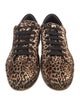 Giuseppe Zanotti Satin Animal Print Sneakers