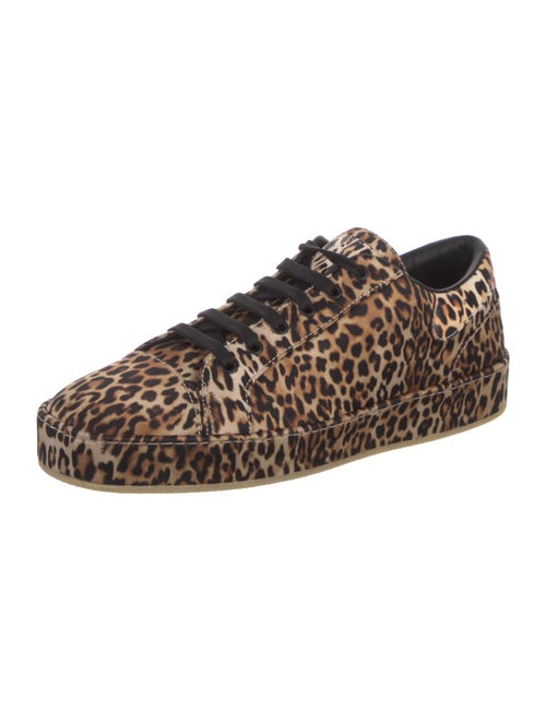 Giuseppe Zanotti Leather Animal Print Sneakers