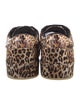 Giuseppe Zanotti Leather Animal Print Sneakers