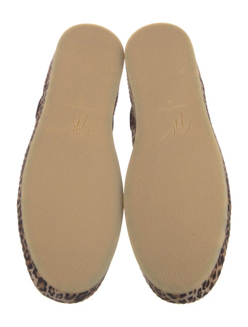 Giuseppe Zanotti Leather Animal Print Sneakers